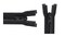 #10 Reversible Extra Heavy Duty Molded Vislon Zipper - Choose Your Length - Color Black - 1 Zipper Per Pack - Made in The United States (36" Inches)